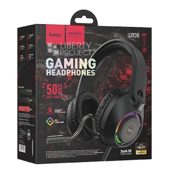 Gaming Headset Hoco ακουστικά με καλώδιο