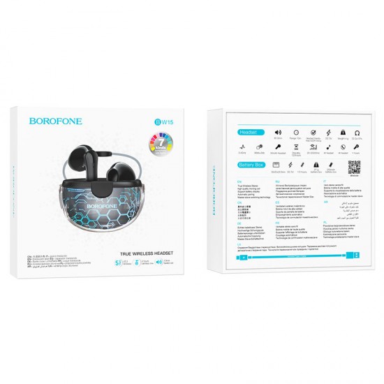 Ακουστικά wireless της Borofone με συνεχόμενη μουσική έως και τέσσερις ώρες