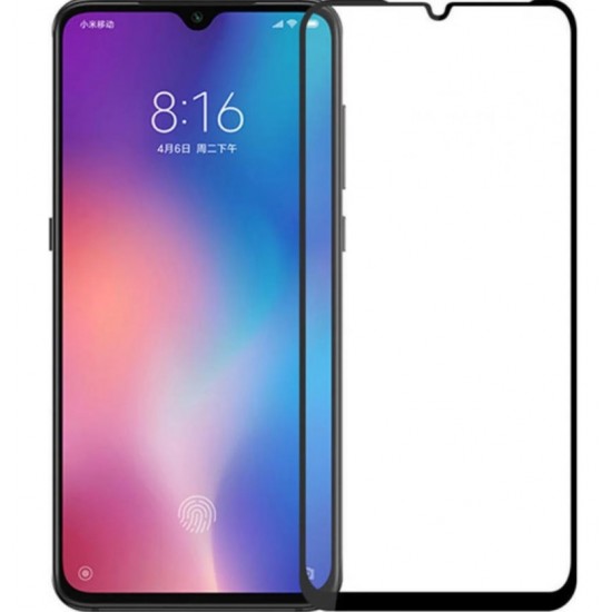 Προστασία Οθόνης Xiaomi Mi 9 Full Cover Black