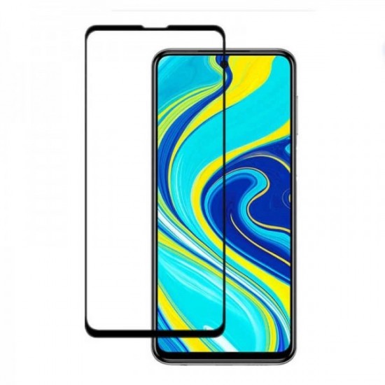 Προστασία Οθόνης Xiaomi Note 9S Full Cover Black