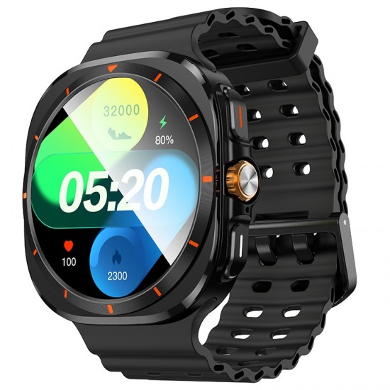 Hoco Smartwatch με Μεγάλη Οθόνη 1.50”, Κλήσεις & Ειδοποιήσεις – GPS Track Display & AI Voice Assistant